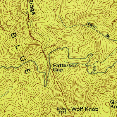 United States Geological Survey Dillard, GA-NC (1947, 24000-Scale) digital map