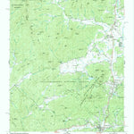 United States Geological Survey Dillard, GA-NC (1988, 24000-Scale) digital map