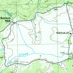 United States Geological Survey Dillard, GA-NC (1988, 24000-Scale) digital map