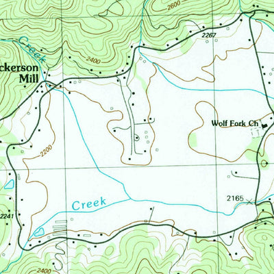 United States Geological Survey Dillard, GA-NC (1988, 24000-Scale) digital map