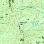 United States Geological Survey Dillard, GA-NC (1988, 24000-Scale) digital map