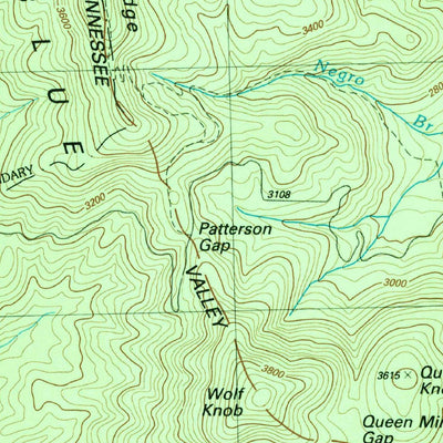 United States Geological Survey Dillard, GA-NC (1988, 24000-Scale) digital map