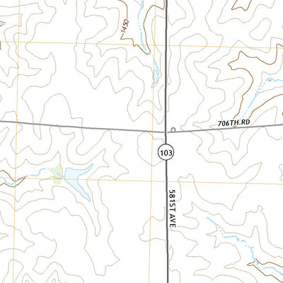 United States Geological Survey Diller, NE (2021, 24000-Scale) digital map