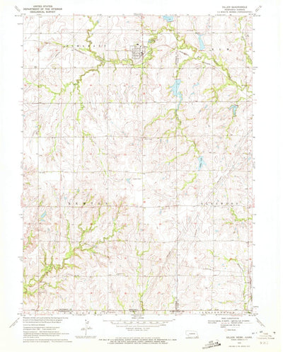 United States Geological Survey Diller, NE-KS (1970, 24000-Scale) digital map