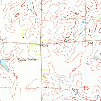 United States Geological Survey Diller, NE-KS (1970, 24000-Scale) digital map