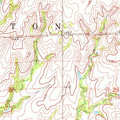 United States Geological Survey Diller, NE-KS (1970, 24000-Scale) digital map