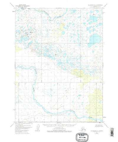 United States Geological Survey Dillingham A-1, AK (1951, 63360-Scale) digital map