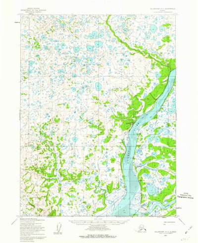 United States Geological Survey Dillingham A-3, AK (1952, 63360-Scale) digital map