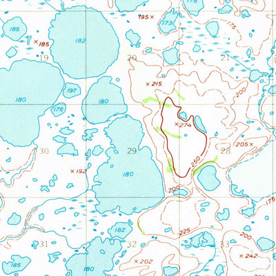 United States Geological Survey Dillingham A-4, AK (1952, 63360-Scale) digital map