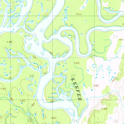 United States Geological Survey Dillingham A-5, AK (1952, 63360-Scale) digital map