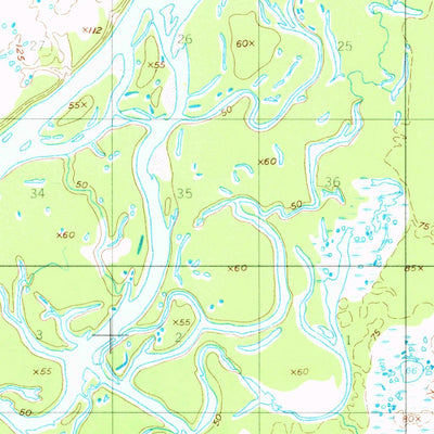 United States Geological Survey Dillingham A-5, AK (1952, 63360-Scale) digital map