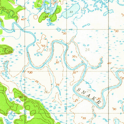 United States Geological Survey Dillingham A-8, AK (1952, 63360-Scale) digital map