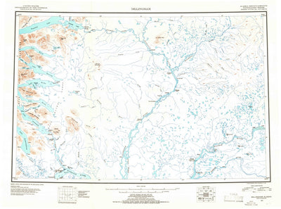 United States Geological Survey Dillingham, AK (1951, 250000-Scale) digital map