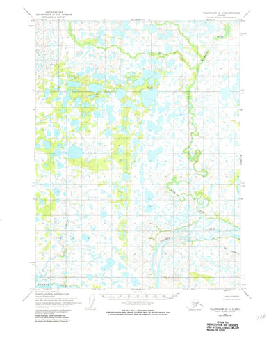 United States Geological Survey Dillingham B-1, AK (1954, 63360-Scale) digital map