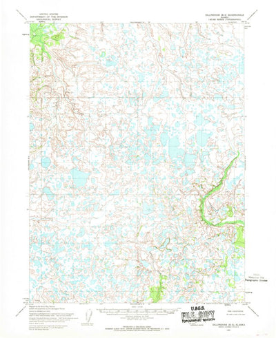 United States Geological Survey Dillingham B-3, AK (1954, 63360-Scale) digital map
