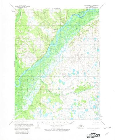 United States Geological Survey Dillingham B-4, AK (1954, 63360-Scale) digital map