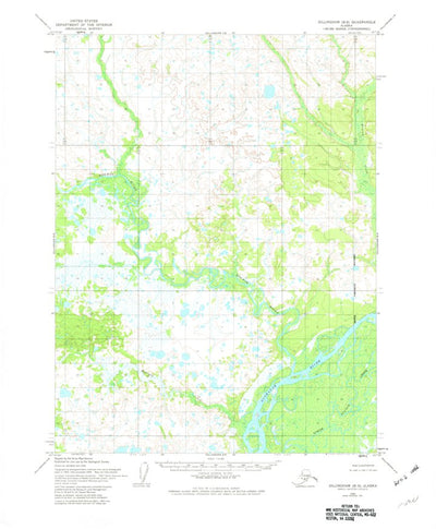 United States Geological Survey Dillingham B-5, AK (1954, 63360-Scale) digital map
