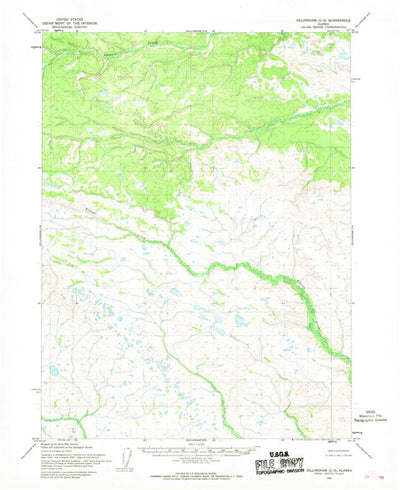 United States Geological Survey Dillingham C-5, AK (1954, 63360-Scale) digital map