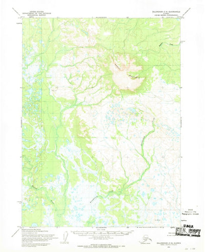 United States Geological Survey Dillingham C-6, AK (1954, 63360-Scale) digital map