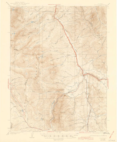 United States Geological Survey Dillon, CO (1934, 62500-Scale) digital map