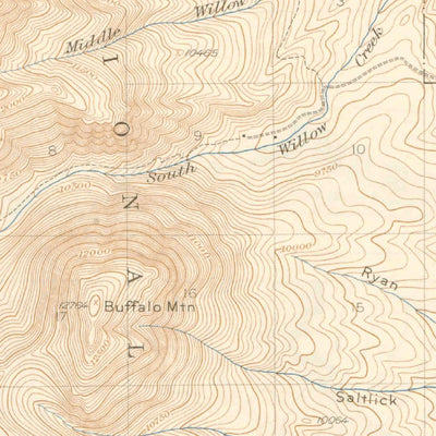 United States Geological Survey Dillon, CO (1934, 62500-Scale) digital map