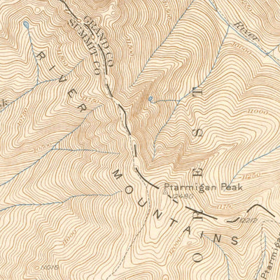 United States Geological Survey Dillon, CO (1934, 62500-Scale) digital map