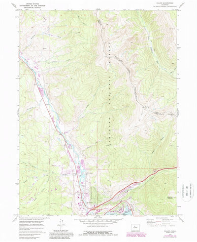 United States Geological Survey Dillon, CO (1970, 24000-Scale) digital map
