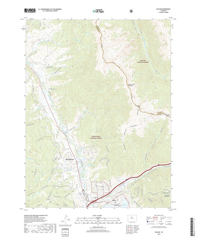 United States Geological Survey Dillon, CO (2019, 24000-Scale) digital map