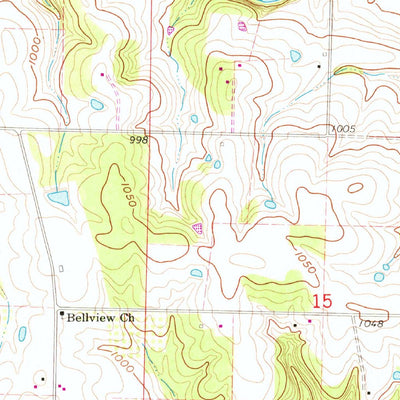 United States Geological Survey Dillon, MO (1963, 24000-Scale) digital map