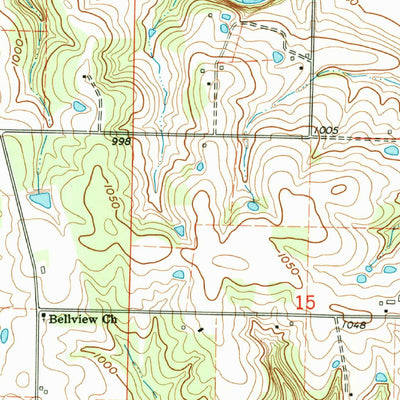 United States Geological Survey Dillon, MO (1992, 24000-Scale) digital map