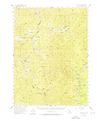 United States Geological Survey Dillon Mountain, CA (1955, 62500-Scale) digital map