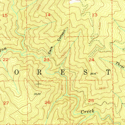 United States Geological Survey Dillon Mountain, CA (1955, 62500-Scale) digital map
