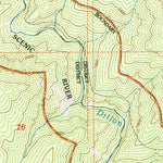 United States Geological Survey Dillon Mountain, CA (2001, 24000-Scale) digital map