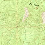 United States Geological Survey Dillon Mountain, NM (1965, 24000-Scale) digital map