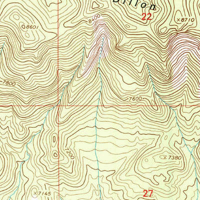 United States Geological Survey Dillon Mountain, NM (1999, 24000-Scale) digital map