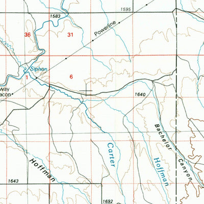 United States Geological Survey Dillon, MT (1983, 100000-Scale) digital map
