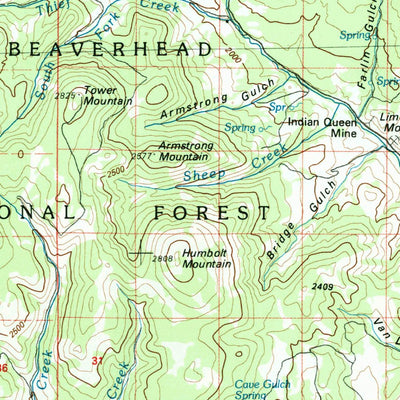 United States Geological Survey Dillon, MT (1983, 100000-Scale) digital map