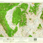 United States Geological Survey Dillon, MT-ID (1962, 250000-Scale) digital map