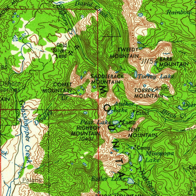 United States Geological Survey Dillon, MT-ID (1962, 250000-Scale) digital map