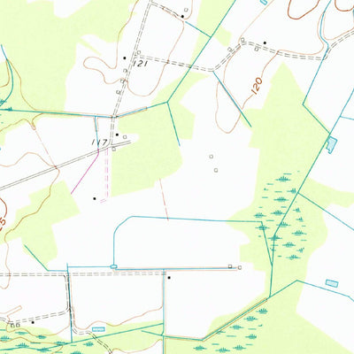 United States Geological Survey Dillon West, SC (1960, 24000-Scale) digital map