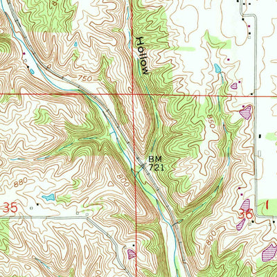 United States Geological Survey Dillsboro, IN (1958, 24000-Scale) digital map