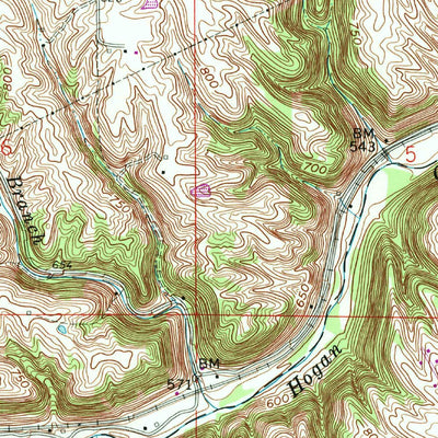 United States Geological Survey Dillsboro, IN (1992, 24000-Scale) digital map