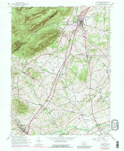 United States Geological Survey Dillsburg, PA (1952, 24000-Scale) digital map