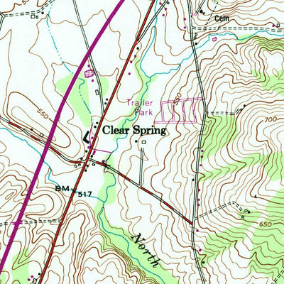 United States Geological Survey Dillsburg, PA (1952, 24000-Scale) digital map
