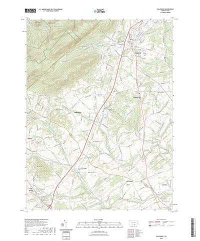 United States Geological Survey Dillsburg, PA (2023, 24000-Scale) digital map