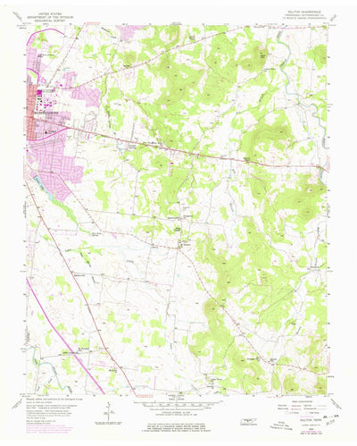 United States Geological Survey Dillton, TN (1956, 24000-Scale) digital map
