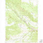 United States Geological Survey Dillworth Bench, WY (1987, 24000-Scale) digital map