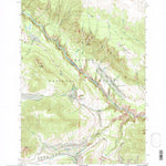 United States Geological Survey Dillworth Bench, WY (1991, 24000-Scale) digital map