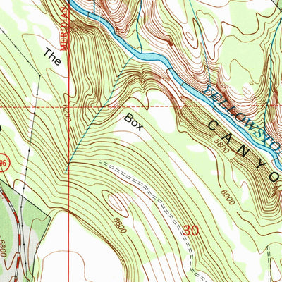 United States Geological Survey Dillworth Bench, WY (1991, 24000-Scale) digital map