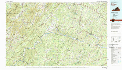 United States Geological Survey Dillwyn, VA (1979, 100000-Scale) digital map